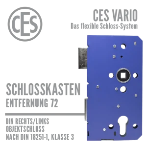 Schlosskasten CES Vario 72 mm
