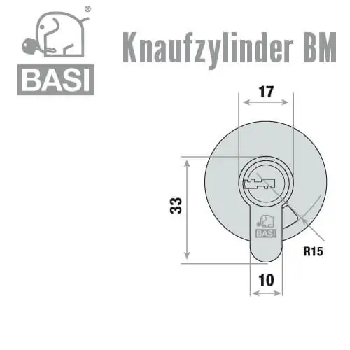 BM-Knaufzylinder Standard – Bild 3