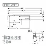 Türschließer TS 5000 mit Gleitschiene – Bild 2