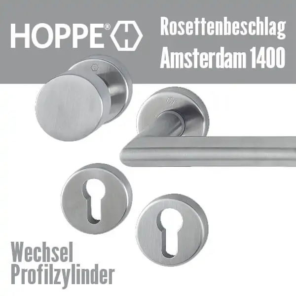 Hoppe Amsterdam Edelstahl – Bild 7