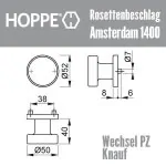 Hoppe Amsterdam Edelstahl – Bild 4