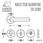 BASI ZB 3200 Rosetten-Garnitur – Bild 2