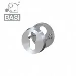 Basi ZBR 3110 Rosettenpaar Edelstahl