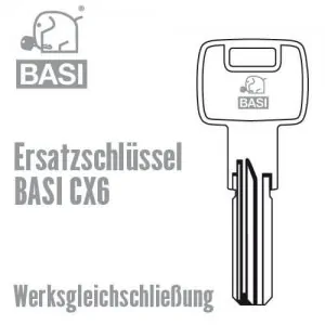 BASI CX6 Ersatzschlüssel