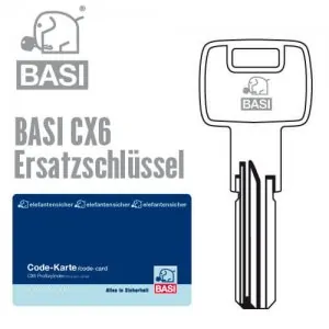 BASI CX6 Ersatzschlüssel