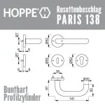 Hoppe Paris 138 Edelstahl – Bild 5