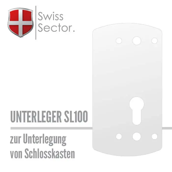 Unterleger für Schlosskasten SL100