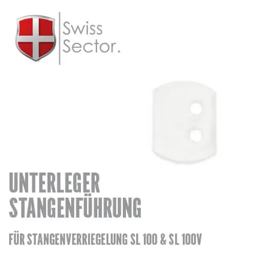 Unterleger für Stangenführung