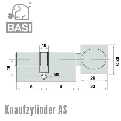 Knaufzylinder Basi AS – Bild 3