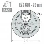 BASI Rundschloss RVS 610 – Bild 3