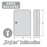 Schlüsselbox mit Haken „CityLine“ – Bild 2