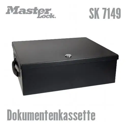 Große Dokumentenkassette SK 7149 von Master Lock