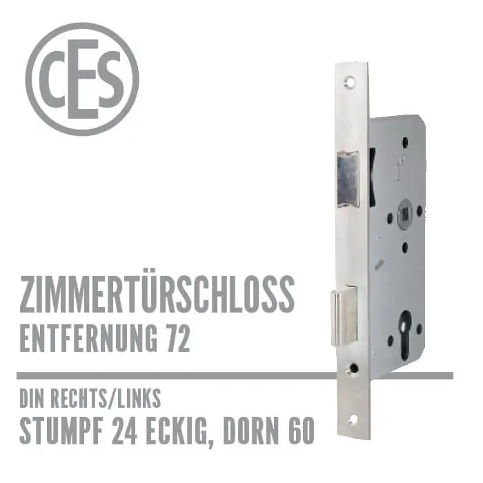 einsteckschloss-60-72-24 Zimmertürschloss 24-60/72 stumpf