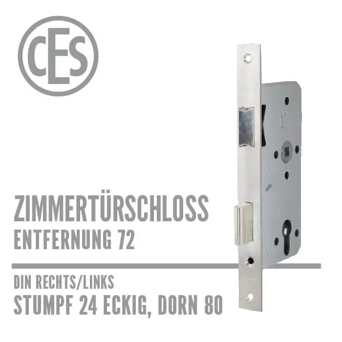 einsteckschloss-80-72-24 CES Einsteckschloss Zimmertürschloss
