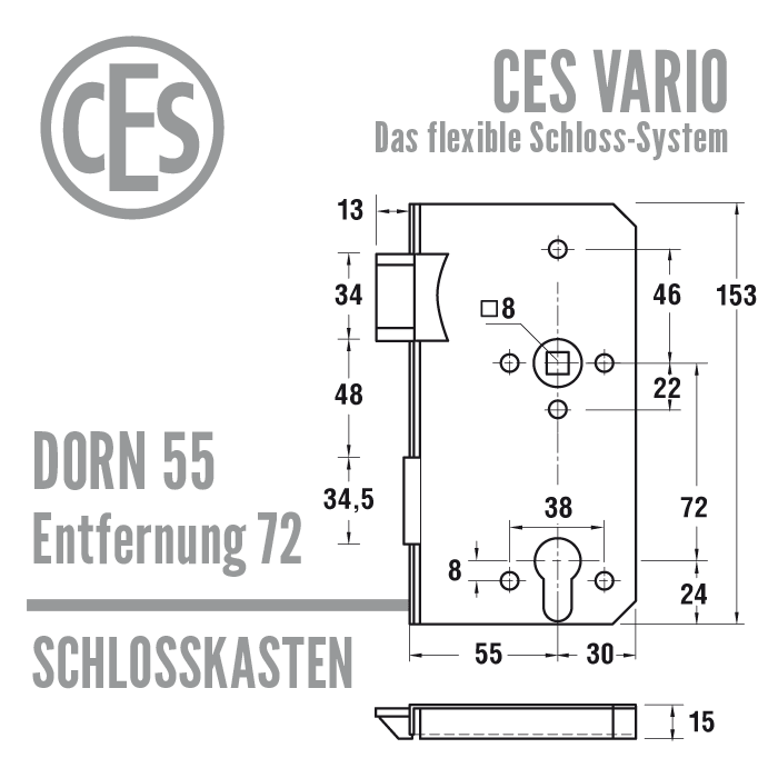 CES Vario Schlosskasten klein – Bild 3