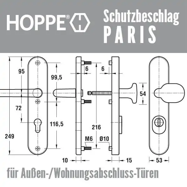 Hoppe Paris 72mm – Bild 2