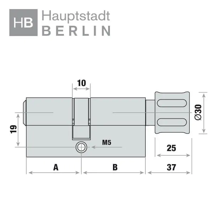 HB Knaufzylinder mit Sicherungskarte – Bild 2