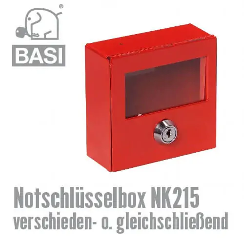 Notschlüsselkasten NK215 Im Notfall – Schlüssel griffbereit