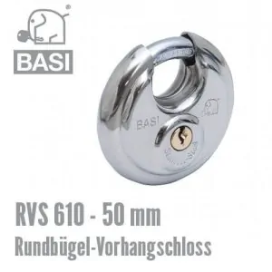 Rundbügel-Vorhängeschloss RVS 610