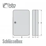 Schlüsselbox mit Haken – Bild 2