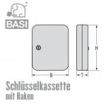 Schlüsselkassette mit Haken – Bild 2