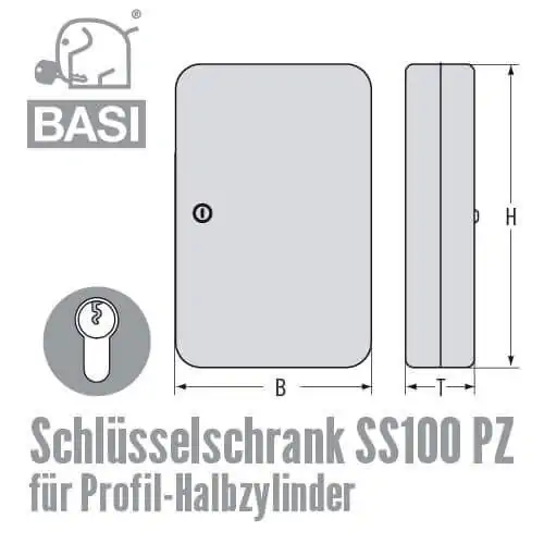 Schlüsselschrank SS100 PZ – Bild 3