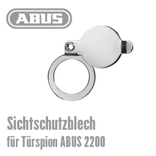 Sichtschutzblech für Türspion