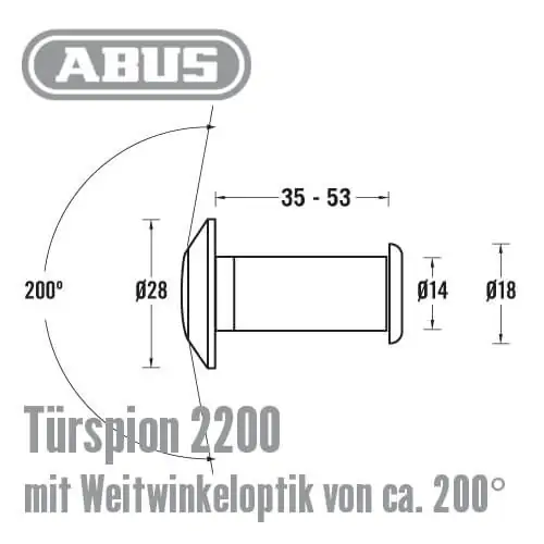 Türspion 2200 – Bild 2