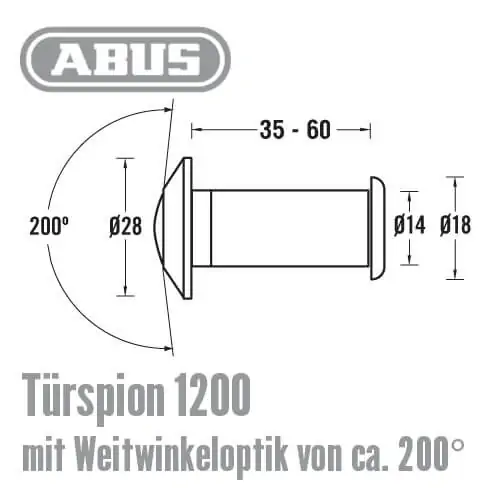 Türspion 1200 – Bild 3