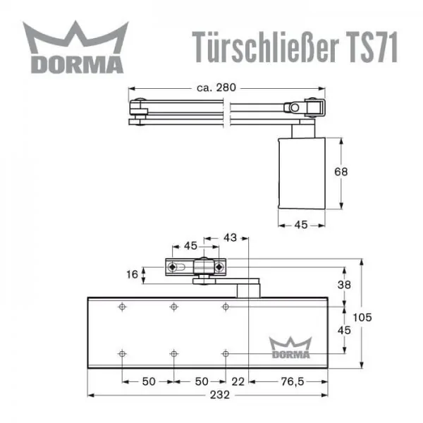 Dorma Türschließer TS 71 – Bild 2