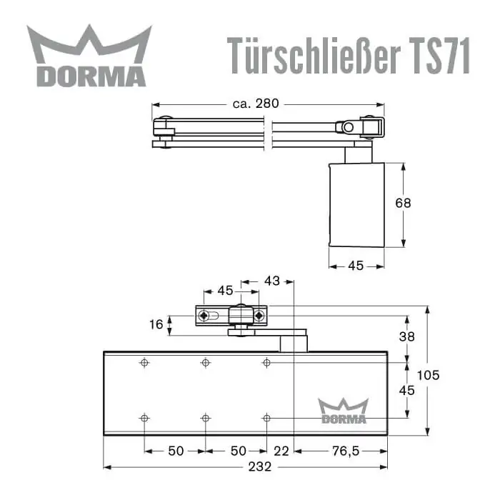 Dorma Türschließer TS 71 – Bild 2
