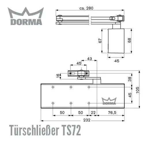 Dorma Türschließer TS 72 – Bild 2