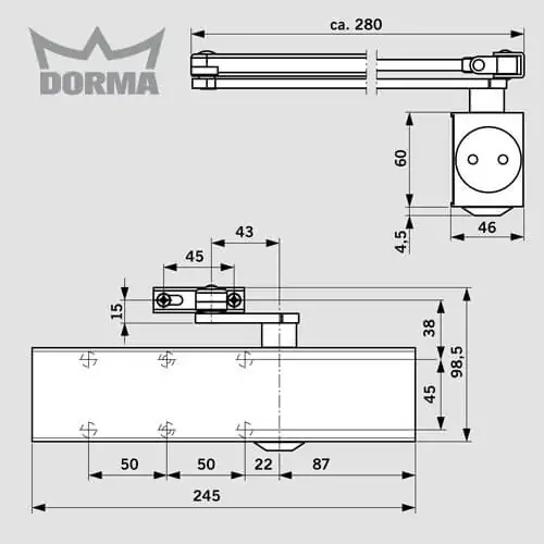 Dorma Türschließer TS 83 – Bild 2
