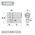 Halbzylinder ABUS EC550 – Bild 3