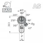 Halbzylinder Basi AS – Bild 5