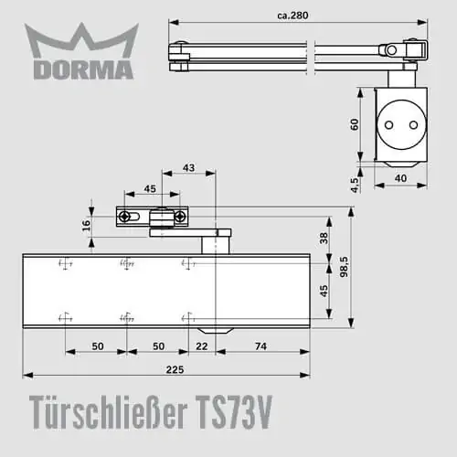 Dorma Türschließer TS 73V – Bild 2