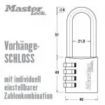 VHS 7640 Vorhängeschloss – Bild 2