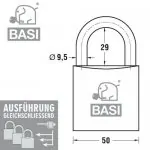 Vorhängeschloss VHS 615-50 – Bild 2