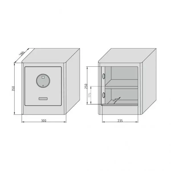 BASI Möbeltresor mySafe 350 Premium – Bild 2