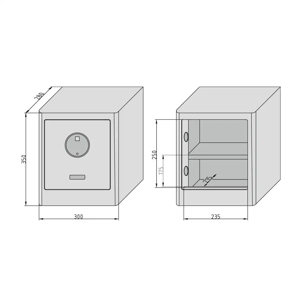 BASI Möbeltresor mySafe 350 Premium – Bild 2