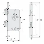 Einsteckschloss TKB10 HG – Bild 3