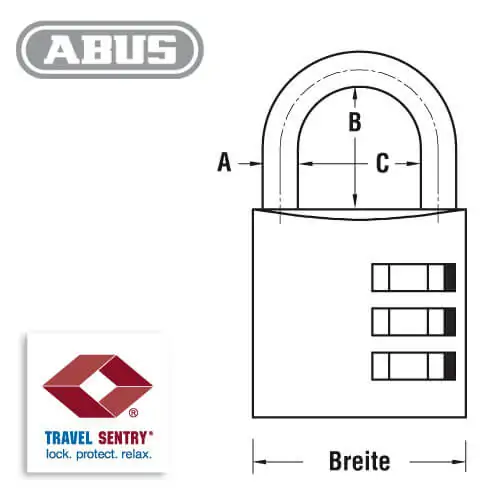 Zahlenschloss 147TSA – Bild 3