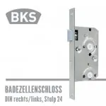 Einsteckschloss Bad/WC 24-55/78 falz eckig