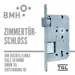 BMH Zimmertürschloss falz 18-55/72