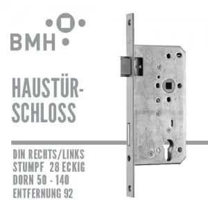 Haustürschloss für stumpfe Türen