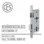 CES Objekt-Einsteckschloss 20-65/72 falz rund