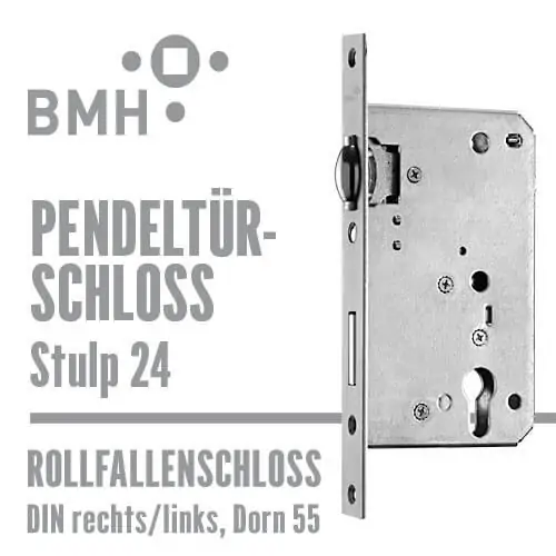 Einsteck-Pendeltürschloss Einsteck-Pendeltürschloss BMH 311 PZ
