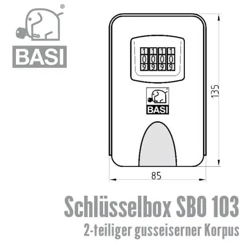 Schlüsselbox SBO 103 – Bild 2