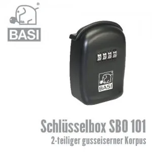 Schlüsselbox BASI SBO 101 2-teiliger gusseiserner Korpus