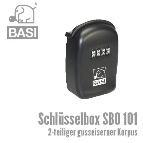 Schlüsselbox BASI SBO 101 2-teiliger gusseiserner Korpus